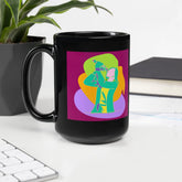 Singing Girl Black Glossy Mug - Beyond T-shirts